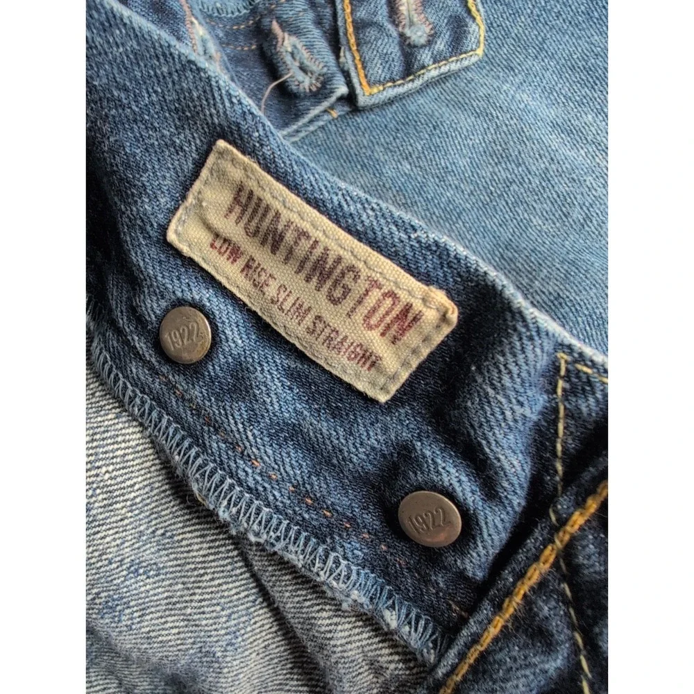 Y2K Hollister Huntington Low Rise Slim Straight 34x32 Men Surf Beach Skate